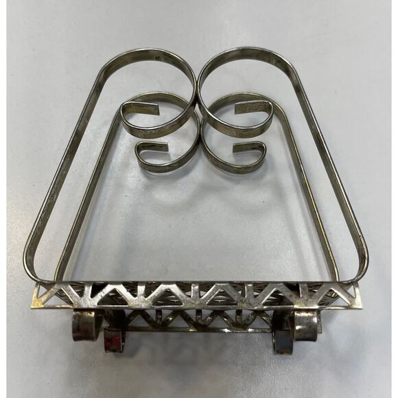 Metal Napkin Holder Mid Century Modern - Picture 2 of 3
